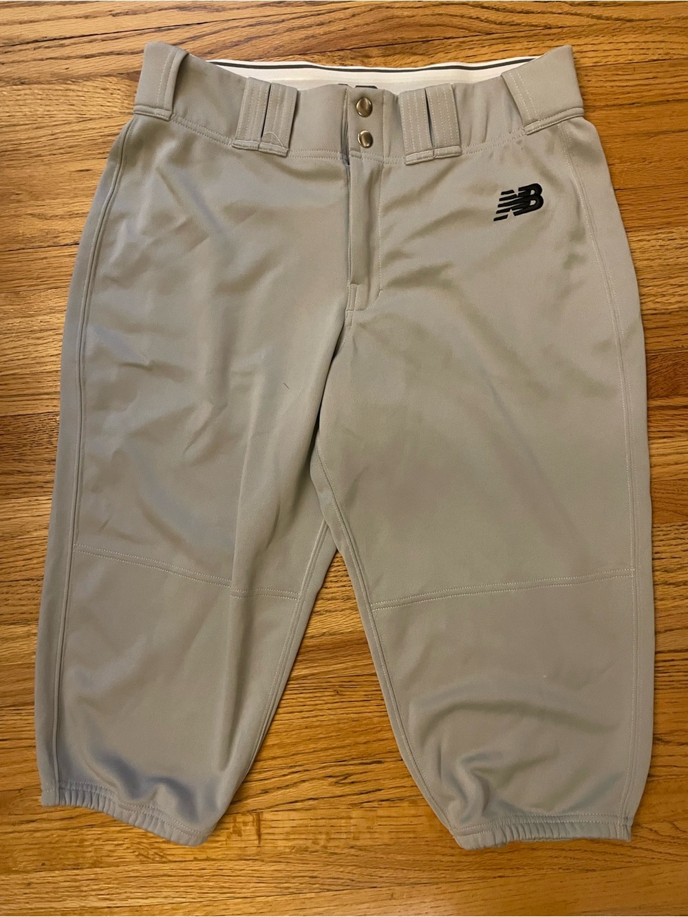 New Balance Light Gray Men's Athletic Baseball Pants (knickers)